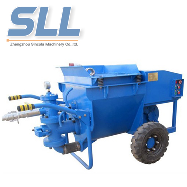 Single Cylinder Mortar Pump - Concrete mortar shotcrete plastering spraying