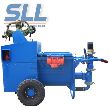 Diesel Engine Single Cylinder Mortar Pump - Concrete mortar shotcrete ...